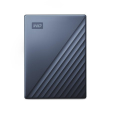 External HDD, WESTERN DIGITAL, My Passport Ultra, 5TB, USB 3.0, Colour Blue, WDBFTM0050BBL-WESN