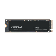 SSD, CRUCIAL, T705, 2TB, M.2, PCIe Gen5, NVMe, Write speed 12700 MBytes/sec, Read speed 14500 MBytes/sec, TBW 1200 TB, CT2000T705SSD3