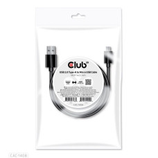 CABLE USB TO MICRO USB 1M/M/M CAC-1408 CLUB3D