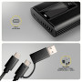 SSD ACC ENCLOSURE M.2 NVME/SATA USB-C EEM2-SD2B AXAGON