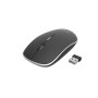 MOUSE USB OPTICAL WRL BLACK/SILENT MUSW-4BS-01 GEMBIRD