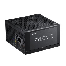 Power Supply, ADATA, XPG PYLON II, ATX 3.1, 750 Watts, Efficiency 80 PLUS BRONZE, MTBF 100000 hours, PYLON750IIB-BKCEU