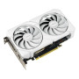 Graphics Card, ASUS, AMD, Radeon RX 9060 XT, 16 GB, GDDR6, PCI Express 5.0, Active, DUAL-RX9060XT-16G-WH