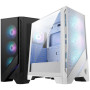 Case, MSI, MAG FORGE 320R AIRFLOW, MidiTower, Case product features Transparent panel, ATX, MicroATX, MiniITX, Colour White, MAGFORGE320RAIRFLOWWH