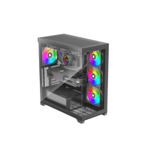 Case, XILENCE, ATX/micro ATX/Mini-ITX, Black, Midi Tower, PC, X818.ARGB Case, XILENCE, ATX/micro ATX/Mini-ITX, Black, Midi Tower, PC, X818.ARGB