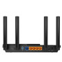Wireless Router, TP-LINK, Wireless Router, 3000 Mbps, Wi-Fi 6, USB 3.0, 1 WAN, 4x10/100/1000M, Number of antennas 4, ARCHERAX55