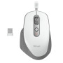 MOUSE USB OPTICAL WRL/OZAA WHITE 24035 TRUST