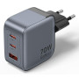 MOBILE CHARGER WALL 3PORT/70W FEXH0-EU VENTION