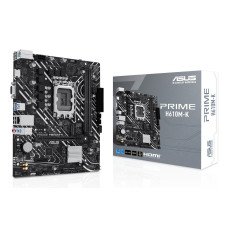 Mainboard, ASUS, Intel H610, LGA1700, Micro-ATX, Memory DDR5, Memory slots 2, 1xPCI-Express 3.0 1x, 1xPCI-Express 4.0 16x, 1xM.2, 1x15pin D-sub, 1xHDMI, 4xUSB 2.0, 2xUSB 3.2, 1xPS/2, 1xRJ45, 3xAudio port, PRIMEH610M-K