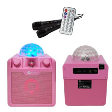 Portable Speaker, N-GEAR, DISCO BLOCK 410 PINK, Pink, Wireless, Bluetooth, DISCOBLOCK410P
