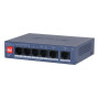 Switch, DAHUA, CS4006-4GT-36, Switch type Managed, Switch layer L2, Form factor Desktop/Wall-Mounting, 4xRJ-45 ports, RJ-45 Ports Type Gigabit Ethernet (10/100/1000), Power over Ethernet (PoE) Yes, 4xPower over Ethernet (PoE) ports quantity, Total Power o