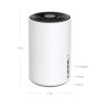 Wireless Router, TP-LINK, Wireless Access Point / Router, 3-pack, 5400 Mbps, Mesh, Wi-Fi 6e, 3x10/100/1000M, Number of antennas 4, DECOXE75(3-PACK)