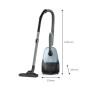 Vacuum Cleaner, PHILIPS, Input power 800 W, Dust capacity 3 L, Cylinder vacuum, Cleaning type Dry, Dust container Dust bag, Colour Blue, XD1142/10