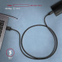 CABLE USB-C TO USB3.2 1.5M/BLACK BUCM3-AM15AB AXAGON