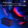 CHARGER USB UNIVERSAL 4P 65W/TA-UC-2A2C-PD65-01-BK GEMBIRD