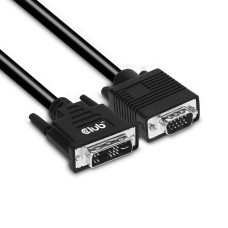 CABLE DVI-A TO VGA 3M/M/M CAC-1243 CLUB3D CABLE DVI-A TO VGA 3M/M/M CAC-1243 CLUB3D