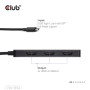 I/O HUB USB-C HDMI TRIPLE/CSV-1554 CLUB3D I/O HUB USB-C HDMI TRIPLE/CSV-1554 CLUB3D