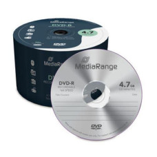 DVD-R MEDIA 4.7GB 16X 50-PACK/MR444 MEDIARANGE