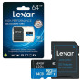 MEMORY MICRO SDXC 64GB UHS-I/W/ADAPTER LSDMI64GBB633A LEXAR