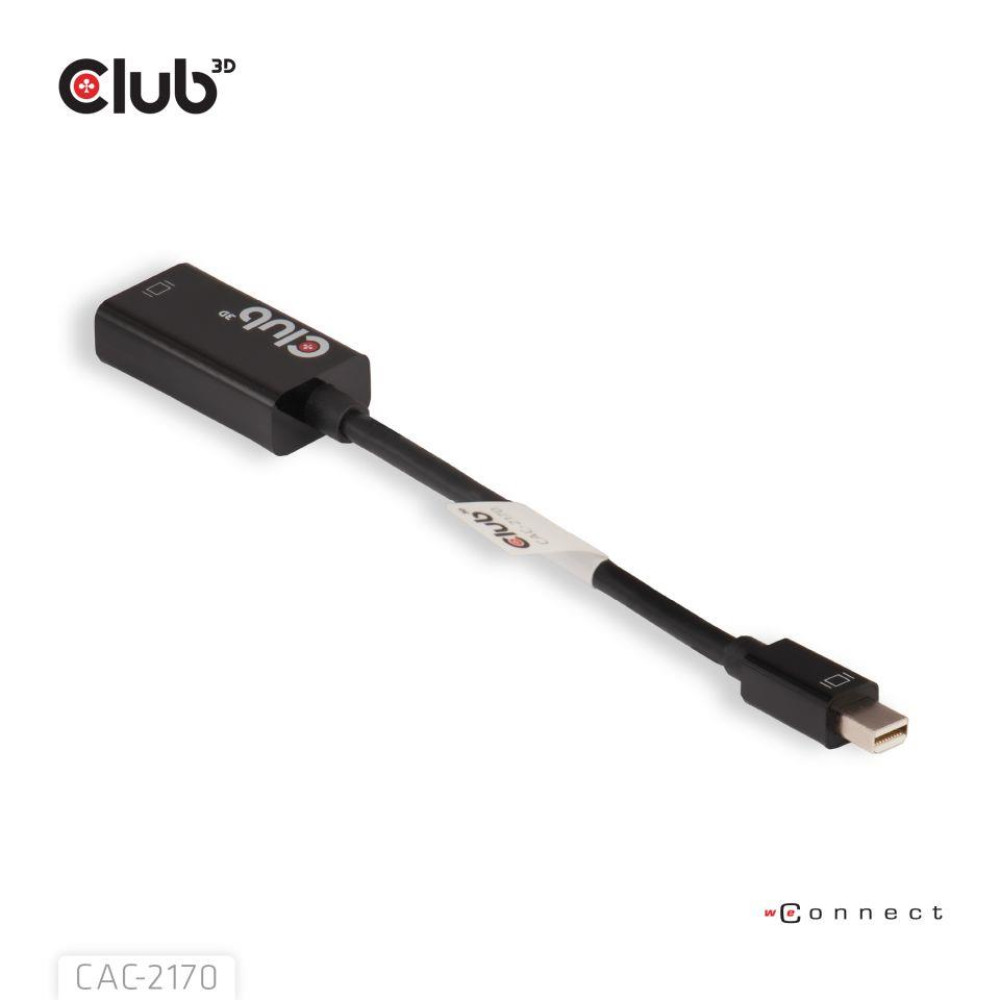 I/O ADAPTER MINI DP TO HDMI/M/F CAC-2170 CLUB3D I/O ADAPTER MINI DP TO HDMI/M/F CAC-2170 CLUB3D