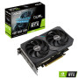 Graphics Card, ASUS, NVIDIA GeForce RTX 3060, 12 GB, 192 bit, PCIE 4.0 16x, GDDR6, GPU 1837 MHz, 1xHDMI, 3xDisplayPort, DUAL-RTX3060-O12G-V2