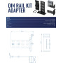 NET ACC ADAPTER DIN RAIL KIT/PR5MEC23 TELTONIKA