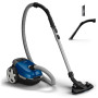 Vacuum Cleaner, PHILIPS, XD3110/09, Cordless/Bagged, 900 Watts, Capacity 3 l, Noise 79 dB, Black / Blue, Weight 4.6 kg, XD3110/09