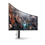 Monitor, SAMSUNG, Odyssey OLED G9 G93SC, 49, Gaming/Curved, Panel OLED, 5120x1440, 32:9, 240Hz, 0.03 ms, Height adjustable, Tilt, Colour Silver, LS49CG934SUXEN