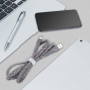 CABLE USB-C TO USB2.0 1.2M/GREY PS6102 GR12 RIVACASE