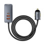 MOBILE CHARGER CAR 120W/GRAY CCBT-A0G BASEUS