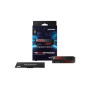 SSD, SAMSUNG, 990 PRO with Heatsink, 1TB, M.2, PCIE, NVMe, MLC, Write speed 6900 MBytes/sec, Read speed 7450 MBytes/sec, 2.3mm, TBW 600 TB, MTBF 1500000 hours, MZ-V9P1T0CW