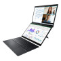 Notebook, ASUS, ZenBook Series, DUO, UX8406CA-PZ009W, CPU Core Ultra, U9-285H, 2900 MHz, 14, Touchscreen, 2880x1800, RAM 32GB, LPDDR5x, SSD 2TB, Intel Arc Graphics, Integrated, ENG, Windows 11 Home, Grey, 1.65 kg, 90NB14X1-M00820