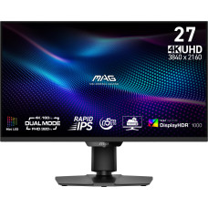 LCD Monitor, MSI, MAG 274UPDF E16M, 27, Gaming/Frameless/4K, Matte, Panel IPS, 3840x2160, 16:9, 160Hz, 0.5 ms, Colour Black, MAG274UPDFE16M LCD Monitor, MSI, MAG 274UPDF E16M, 27, Gaming/Frameless/4K, Matte, Panel IPS, 3840x2160, 16:9, 160Hz, 0.5 ms, Colour Black, MAG274UPDFE16M