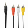CABLE AUDIO 3.5MM 4PIN TO 3RCA/AV 2M CCA-4P2R-2M GEMBIRD