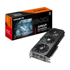 Graphics Card, GIGABYTE, AMD Radeon RX 9060 XT, 8 GB, GDDR6, 128 bit, PCIE 5.0 16x, Triple slot Fansink, 1xHDMI, 2xDisplayPort, GV-R9060XTGAMINGOC-8GD