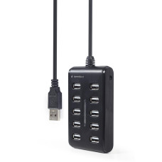 I/O HUB USB2 10PORT/UHB-U2P10P-01 GEMBIRD