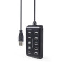 I/O HUB USB2 10PORT/UHB-U2P10P-01 GEMBIRD