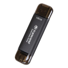 External SSD, TRANSCEND, ESD310C, 128GB, USB-C, USB, 3D NAND, TS128GESD310C