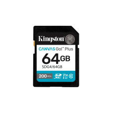 MEMORY SDXC 64GB UHS-I/SDG4/64GB KINGSTON MEMORY SDXC 64GB UHS-I/SDG4/64GB KINGSTON