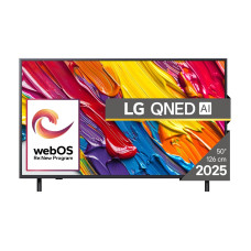 TV Set, LG, 50, 4K/Smart, 3840x2160, Wireless LAN, Bluetooth, webOS, Black, 50QNED82A3B