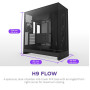 Case, NZXT, ATX/micro ATX/Mini-ITX/EATX, Black, Midi Tower, PC, CM-H92FB-01