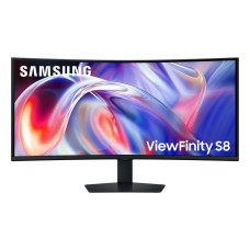 LCD Monitor, SAMSUNG, 40 , 5120 x 2160 pixels, WUHD, Native aspect ratio 21:9, LCD, Curved, LS40H850TAUXEN