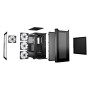 Case, BE QUIET, PURE BASE 501 DX, MidiTower, Case product features Transparent panel, Not included, ATX, MicroATX, MiniITX, Colour Black, BGW76
