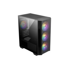 Case, MSI, MAG FORGE M100R, Micro, Not included, MicroATX, MiniITX, Colour Black, MAGFORGEM100R