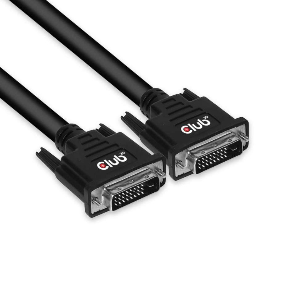CABLE DVI-D TO DVI-D 10M/M/M CAC-1220 CLUB3D CABLE DVI-D TO DVI-D 10M/M/M CAC-1220 CLUB3D