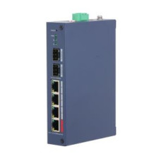 Switch, DAHUA, CHS4206-4ET-90, Switch type Managed, Switch layer L2, Form factor Desktop, 4xRJ-45 ports, RJ-45 Ports Type Fast Ethernet (10/100), 4xFast Ethernet (copper) ports quantity, Power over Ethernet (PoE) Yes, Total Power over Ethernet (PoE) budge