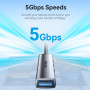 I/O HUB 4-IN-1 USB 3.0 MINI/0.15M CKOHB VENTION
