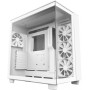 Case, NZXT, H9 FLOW, MidiTower, Case product features Transparent panel, Not included, ATX, MicroATX, MiniITX, Colour White, CM-H91FW-01