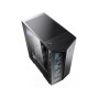 Case, MSI, MPG GUNGNIR 110R, MidiTower, Case product features Transparent panel, Not included, ATX, MicroATX, MiniITX, Colour Black, MPGGUNGNIR110R