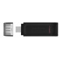 MEMORY DRIVE FLASH USB-C 128GB/DT70/128GB KINGSTON